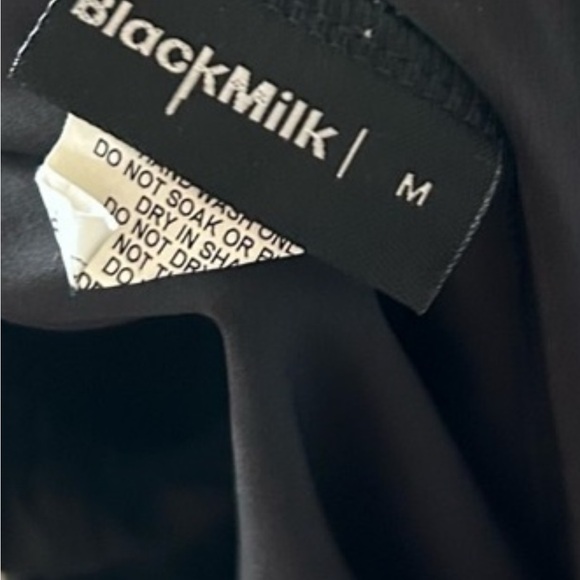 Blackmilk Black Skorts with Elegant Tie Detail - Picture 7 of 7